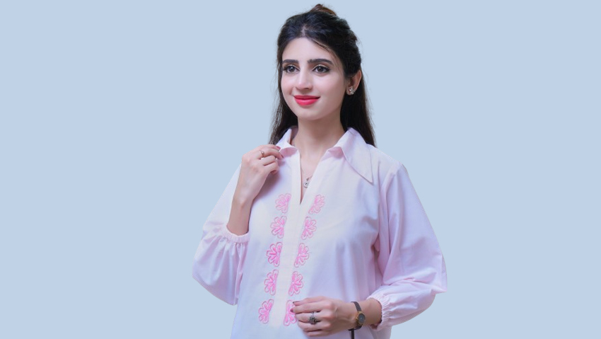 hgk23-06pink-01 Formal kurti outfits | HG Khattak